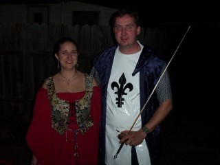 Tim's Halloween Party - Tim and Cheryl's Costumes