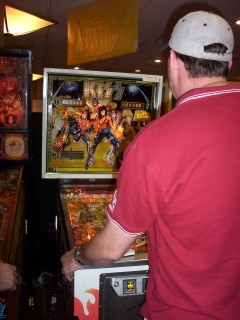 Texas Pinball Festival 2004 - Tim Playing KISS